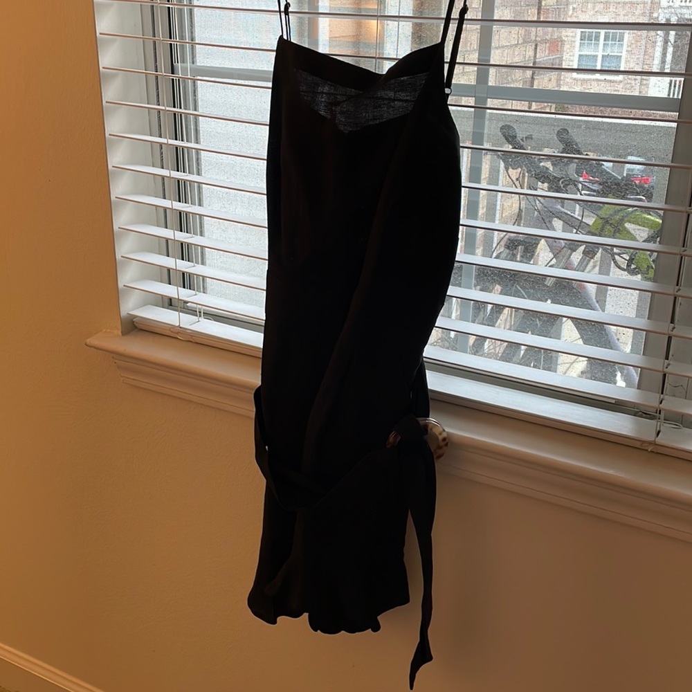 LOFT Linen Romper with Belt